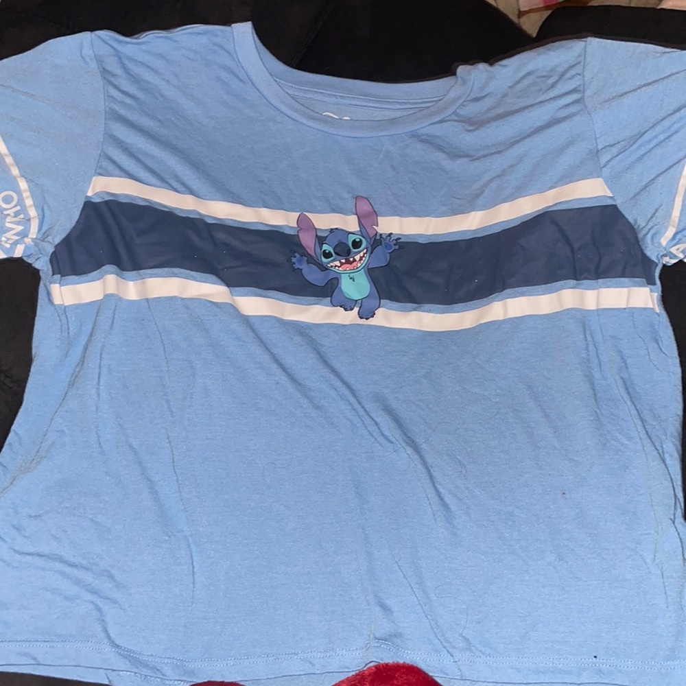 blue lilo and stitch top
